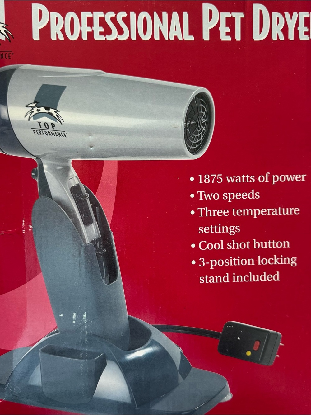 Top Performance Professional Pet Dryer with Stand - 1875W